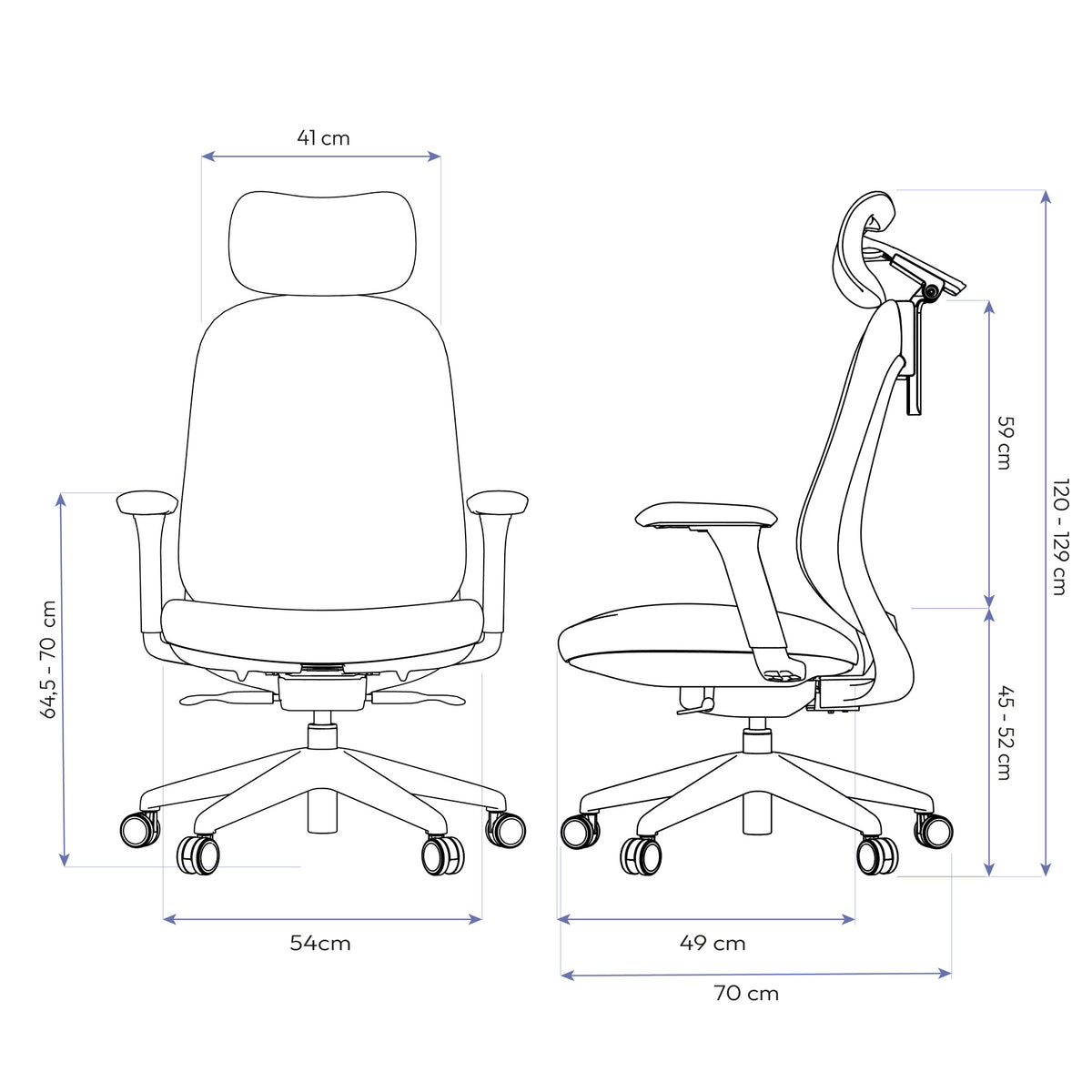 Cadeira Ergonômica Elements Niméa